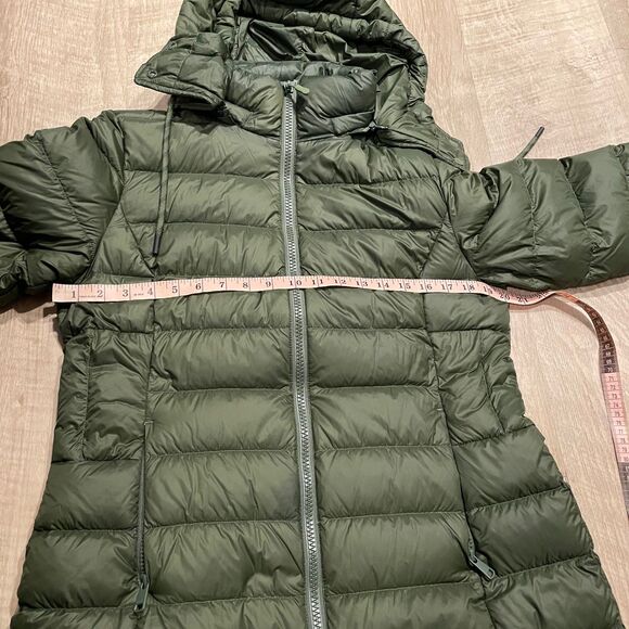 Lole Le Claudia 100% Real Down moss green jacket, size M - Picture 13 of 13